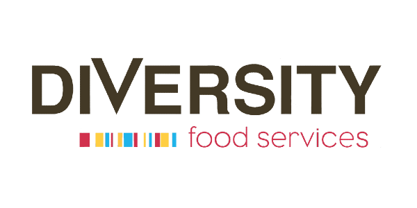 多样性食品服务徽标