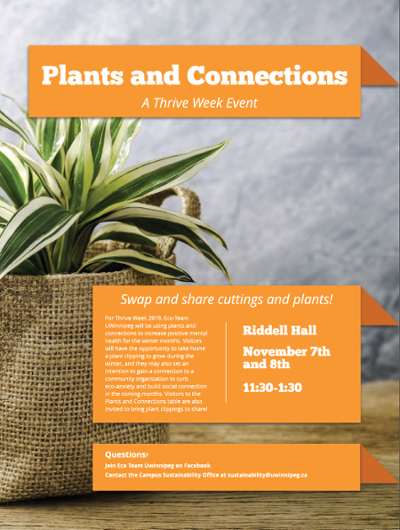 植物和连接海报